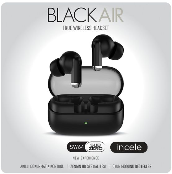 Subzero SW64 Black Air Bluetooth Kulaklık