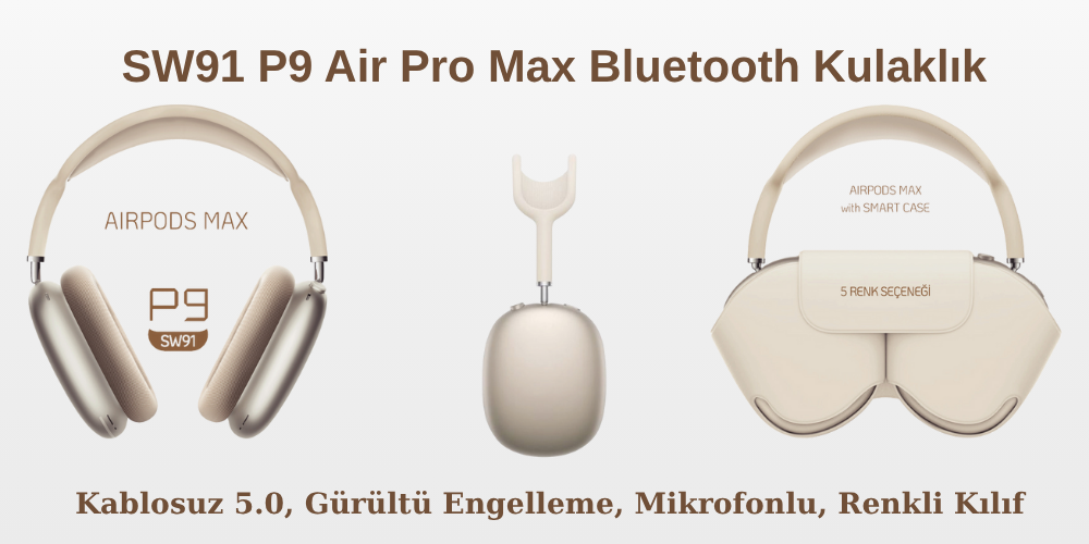 Subzero SW91 P9 Air Pro Max Bluetooth Kulaklık
