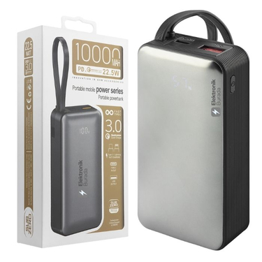 Subzero PR100 10.000 mAh Powerbank LED Ekranlı 22.5W Hızlı Şarj