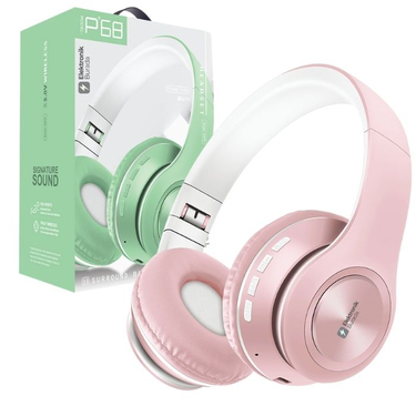 Subzero SW95 Kablosuz Bluetooth Stereo Kulaklık Pembe