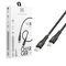CL120 60W Pd Type-C To Type-C Hizli Sarj ve Data Kablosu Siyah